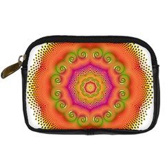 Pattern Colorful Abstract Digital Camera Leather Case