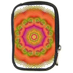 Pattern Colorful Abstract Compact Camera Leather Case