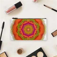 Pattern Colorful Abstract Cosmetic Bag (Small)