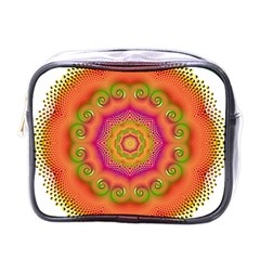 Pattern Colorful Abstract Mini Toiletries Bag (One Side)