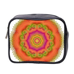 Pattern Colorful Abstract Mini Toiletries Bag (Two Sides)