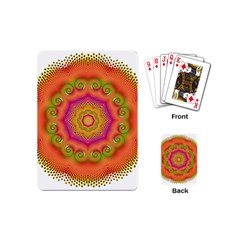 Pattern Colorful Abstract Playing Cards (mini)