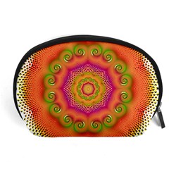 Pattern Colorful Abstract Accessory Pouch (Large)