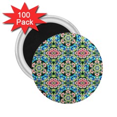 Tile Background Pattern Pattern 2 25  Magnets (100 Pack) 