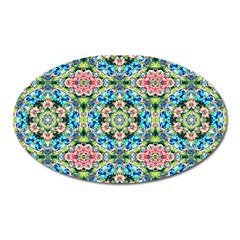 Tile Background Pattern Pattern Oval Magnet