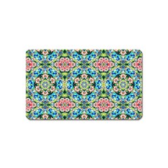 Tile Background Pattern Pattern Magnet (name Card) by Pakrebo