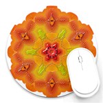 Pattern Symbol Ornament Symbolism Round Mousepads Front