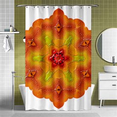 Pattern Symbol Ornament Symbolism Shower Curtain 48  X 72  (small)  by Pakrebo