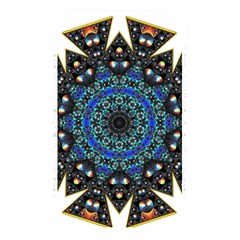 Fractal Tile Kaleidoscope Design Memory Card Reader (rectangular) by Pakrebo