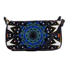 Fractal Tile Kaleidoscope Design Shoulder Clutch Bag by Pakrebo