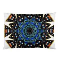 Fractal Tile Kaleidoscope Design Pillow Case (two Sides) by Pakrebo