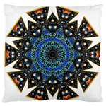 Fractal Tile Kaleidoscope Design Standard Flano Cushion Case (One Side) Front