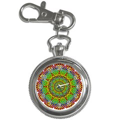 Tile Background Image Graphic Fractal Mandala Key Chain Watches by Pakrebo