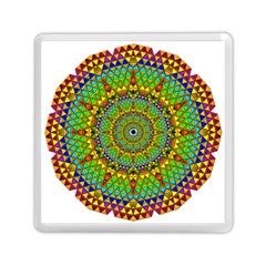 Tile Background Image Graphic Fractal Mandala Memory Card Reader (square) by Pakrebo