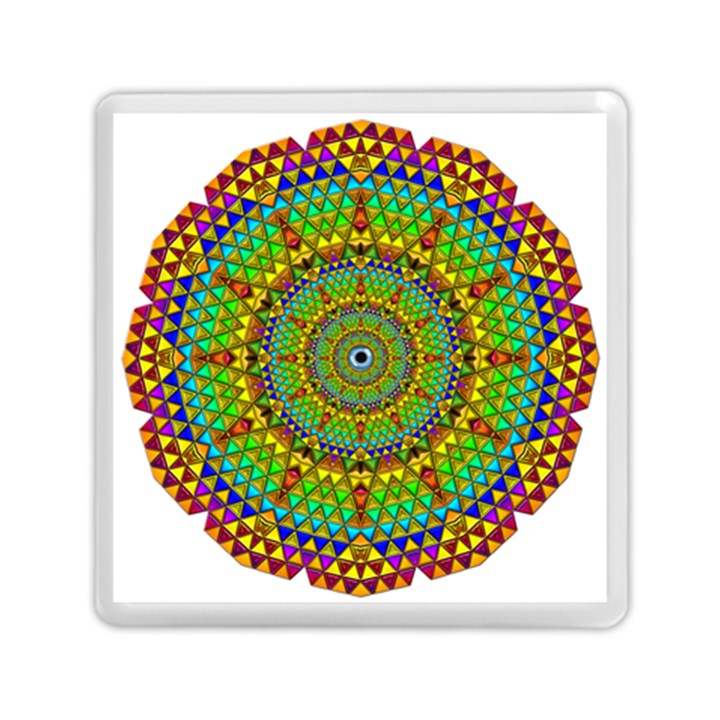 Tile Background Image Graphic Fractal Mandala Memory Card Reader (Square)