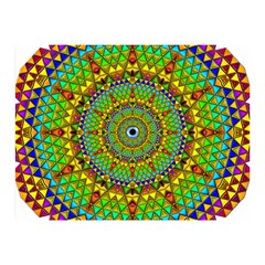 Tile Background Image Graphic Fractal Mandala Double Sided Flano Blanket (mini)  by Pakrebo