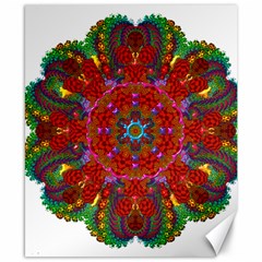 Mandala Fractal Graphic Design Canvas 8  X 10  by Pakrebo