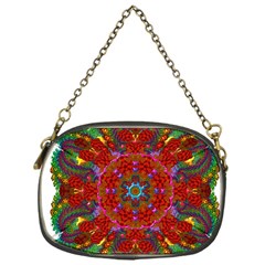 Mandala Fractal Graphic Design Chain Purse (one Side) by Pakrebo