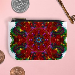 Mandala Fractal Graphic Design Mini Coin Purse by Pakrebo