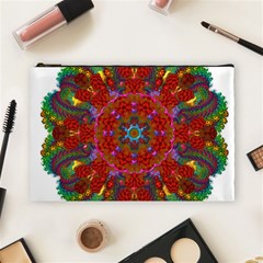 Mandala Fractal Graphic Design Cosmetic Bag (large) by Pakrebo