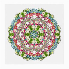 Floral Wreath Tile Background Image Medium Glasses Cloth (2-Side)