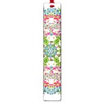 Floral Wreath Tile Background Image Large Book Marks Front