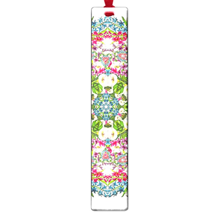 Floral Wreath Tile Background Image Large Book Marks