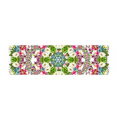 Floral Wreath Tile Background Image Satin Scarf (oblong) by Pakrebo