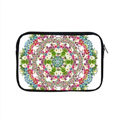 Floral Wreath Tile Background Image Apple MacBook Pro 15  Zipper Case