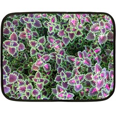 Ivy Lace Flower Flora Garden Double Sided Fleece Blanket (mini)  by Pakrebo