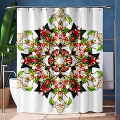 Tile Background Image Star Pattern Shower Curtain 60  X 72  (medium)  by Pakrebo