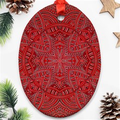 Tile Background Image Graphic 35 Red Ornament (oval) by Pakrebo