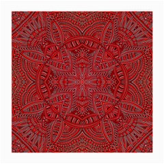 Tile Background Image Graphic 35 Red Medium Glasses Cloth (2-side) by Pakrebo