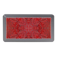 Tile Background Image Graphic 35 Red Memory Card Reader (mini) by Pakrebo