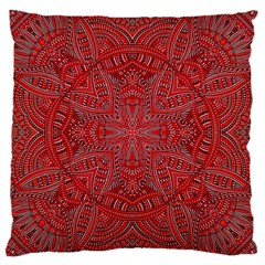 Tile Background Image Graphic 35 Red Large Cushion Case (two Sides) by Pakrebo