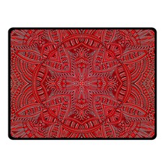 Tile Background Image Graphic 35 Red Double Sided Fleece Blanket (small)  by Pakrebo