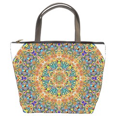 Colorful Pattern Color Bucket Bag