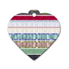 Scrapbook Scrap Elements Dog Tag Heart (two Sides) by Pakrebo