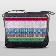 Scrapbook Scrap Elements Messenger Bag by Pakrebo