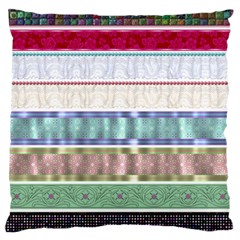 Scrapbook Scrap Elements Large Cushion Case (one Side) by Pakrebo