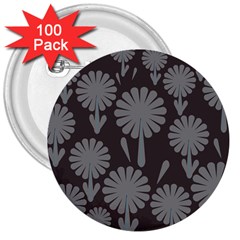 Zappwaits 3  Buttons (100 Pack) 