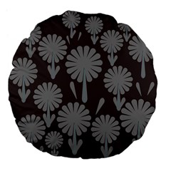 Zappwaits Large 18  Premium Flano Round Cushions by zappwaits