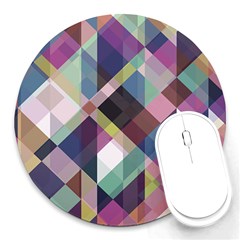 Geometric Sense Round Mousepads by WensdaiAmbrose