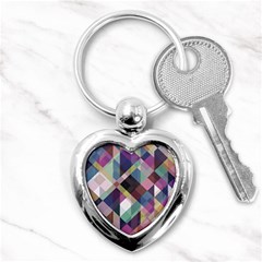 Geometric Sense Key Chains (heart)  by WensdaiAmbrose