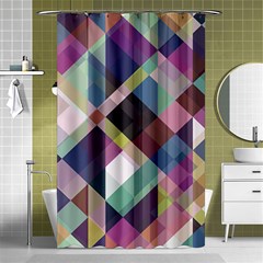 Geometric Sense Shower Curtain 48  X 72  (small)  by WensdaiAmbrose