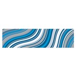 Blue Wave Surges On Satin Scarf (Oblong) Front