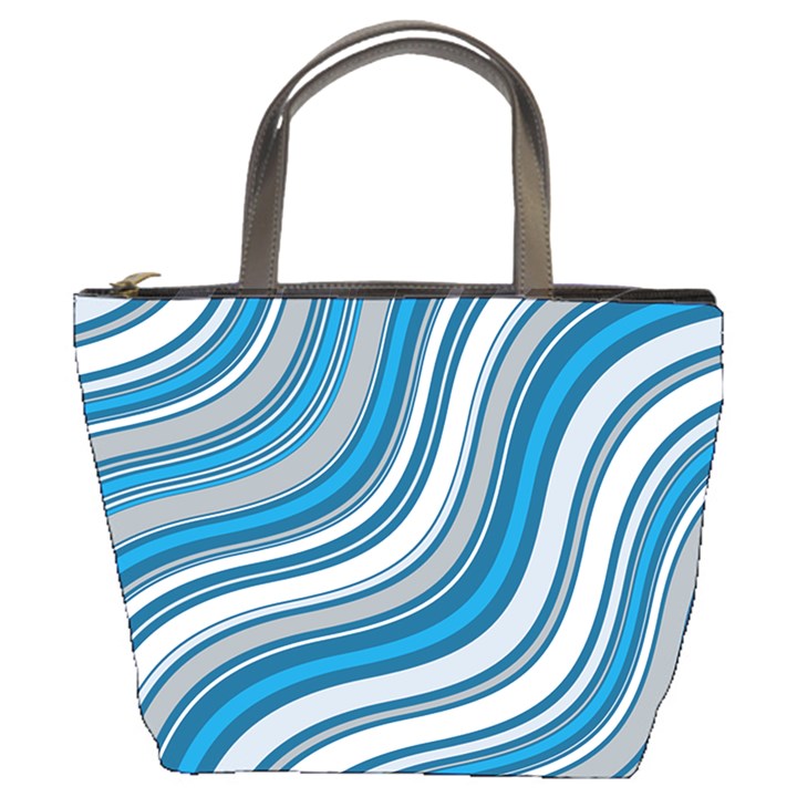 Blue Wave Surges On Bucket Bag