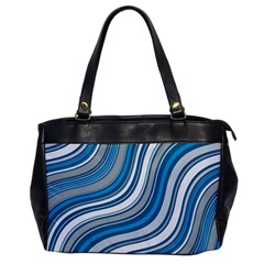 Blue Wave Surges On Oversize Office Handbag by WensdaiAmbrose