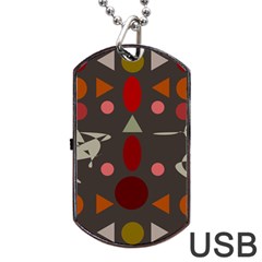 Zappwaits Dance Dog Tag USB Flash (One Side)