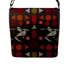 Zappwaits Dance Flap Closure Messenger Bag (l) by zappwaits